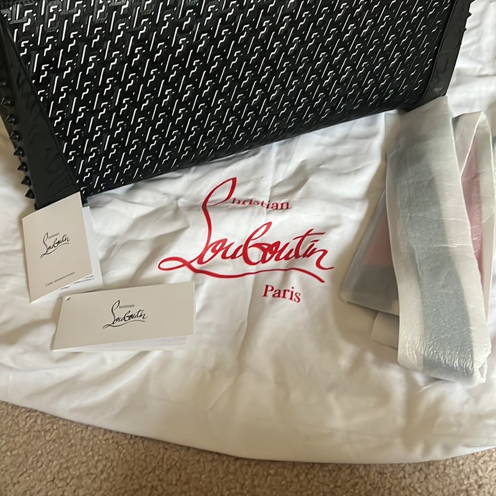 NWT Christian Louboutin Men's Sneakender Medium Duffel Bag - Picture 4 of 11